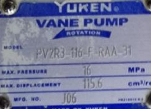 PV2R3-116-F-RAA-31 PV2R3-116-F-RAA-31